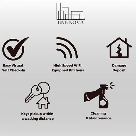 Bnbnova - Notre-dame - 1br With Balcony Lejlighed *